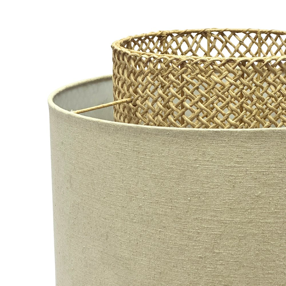 Lux Lighting - Bali - 25" Table Lamp - Natural Rattan Finish - LUX-160-RATTAN view 3