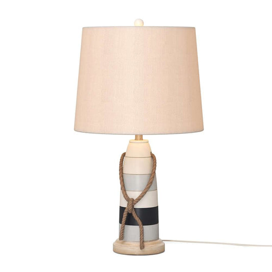 Lux Lighting - Buoy 27in Poly Coastal Table Lamp, Tri-color, (Set of 2)   - LUX-52076-TRI veiw 1