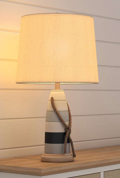 Lux Lighting - Buoy 27in Poly Coastal Table Lamp, Tri-color, (Set of 2)   - LUX-52076-TRI veiw 3