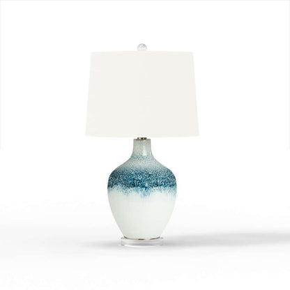 Lux Lighting - Coast 28.5in Blue and White Glass Table Lamp, (Set of 2)   - LUX-110-BLUE/WHITE veiw 1