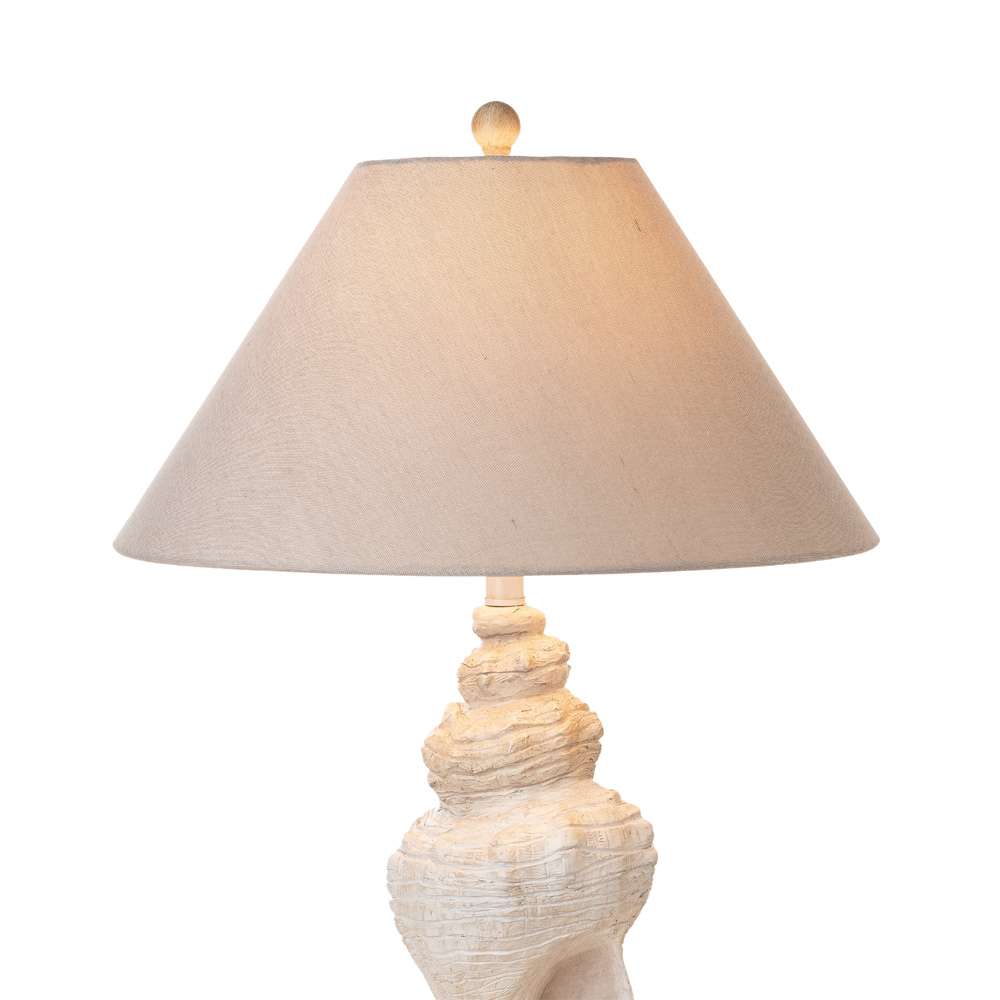 Lux Lighting - Conch 30in Seashell Coastal Table Lamp, (Set of 2) - LUX-6046-NAT veiw 9