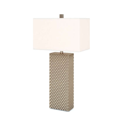 Lux Lighting - Elanor 29in Diamond Gold Polyresin Table Lamp, (Set of 2) - LUX-2047-GOLD veiw 1