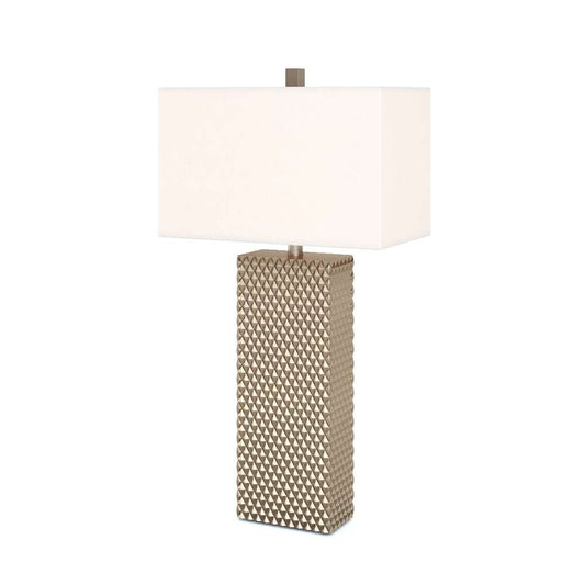 Lux Lighting - Elanor 29in Diamond Gold Polyresin Table Lamp, (Set of 2) - LUX-2047-GOLD veiw 1