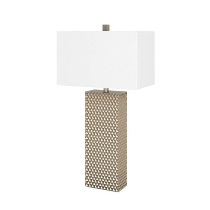 Lux Lighting - Elanor 29in Diamond Gold Polyresin Table Lamp, (Set of 2) - LUX-2047-GOLD veiw 3