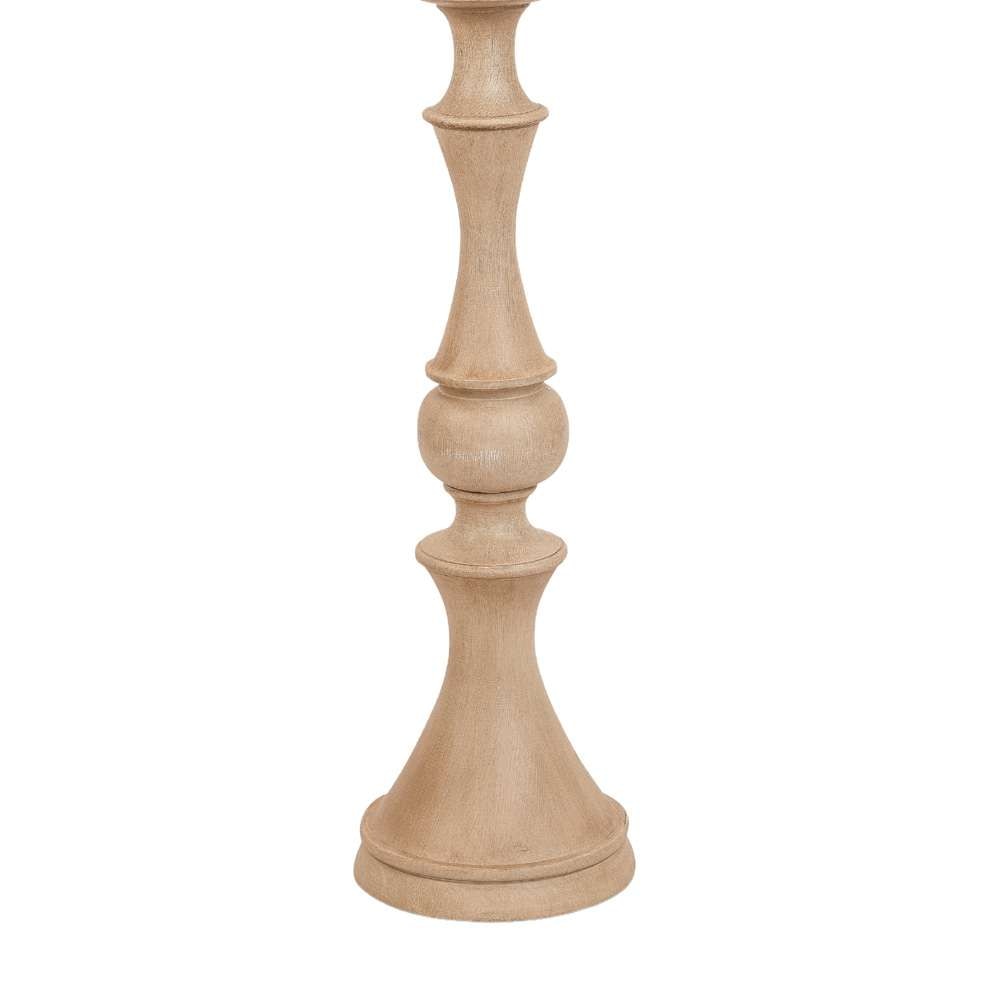 Lux Lighting - Emma 63in Polyresin Distressed Beige Floor Lamp, 1 pack - LUX-FL-C01-BEIGE_CLOSEOUT veiw 5