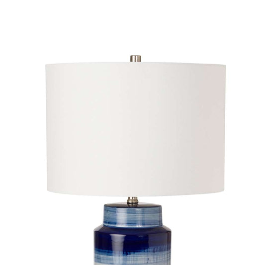 Lux Lighting - Felicity 30in Navy Ceramic Table Lamp, (Set of 2) - LUX-099-NAVY veiw 2