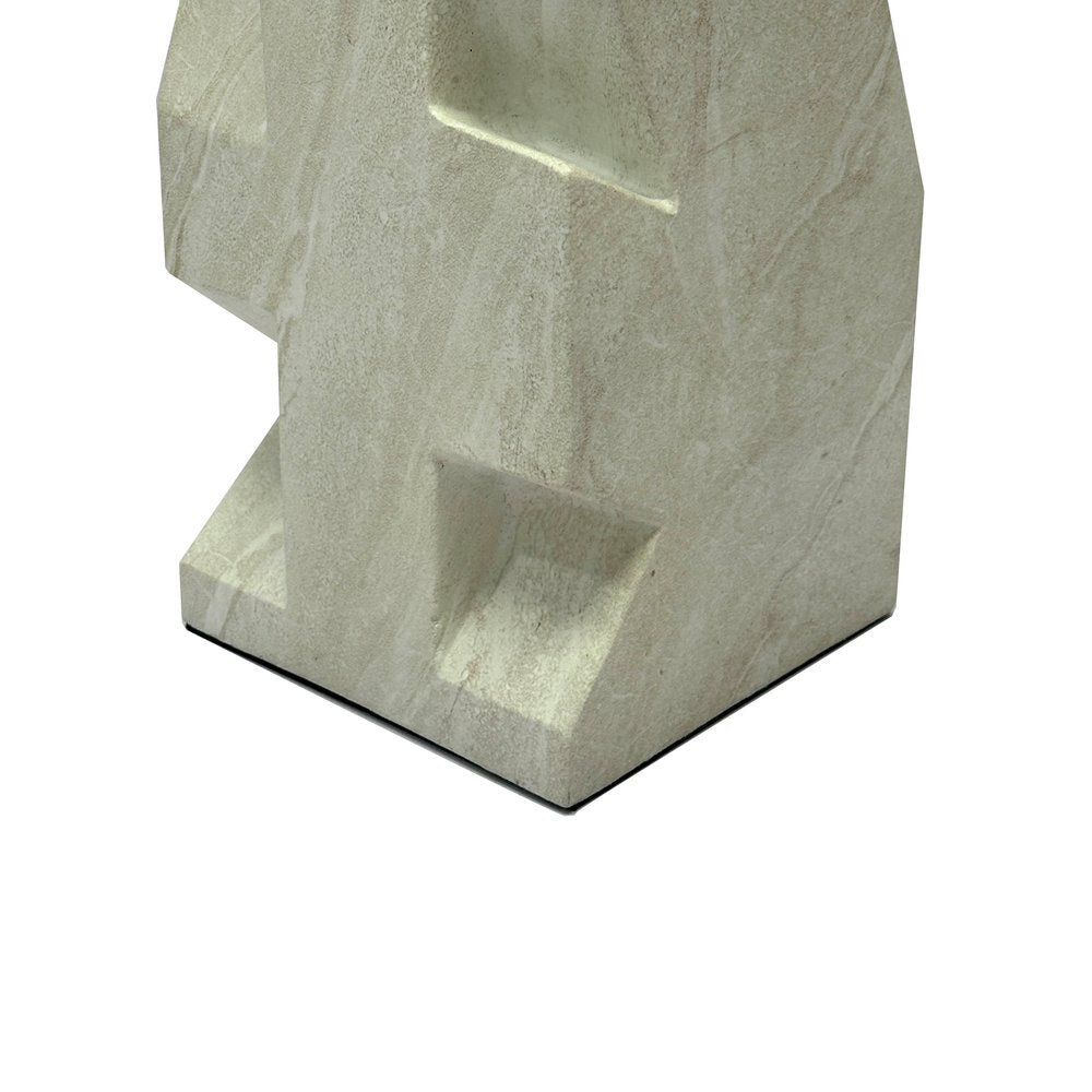 Lux Lighting - Geo - 27" Table Lamp - Sandstone Finish - LUX-156-SANDSTONE view 4