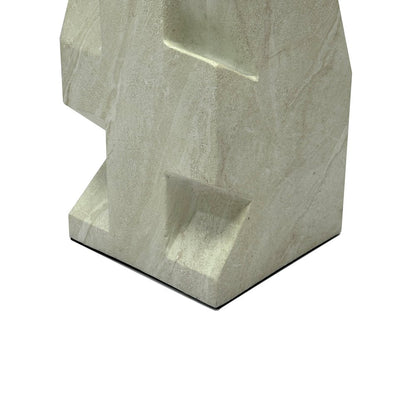 Lux Lighting - Geo - 27" Table Lamp - Sandstone Finish - LUX-156-SANDSTONE view 4