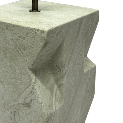 Lux Lighting - Geo - 27" Table Lamp - Sandstone Finish - LUX-156-SANDSTONE view 5