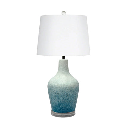 Lux Lighting - Mist - 25" Glass Table Lamp - Blue Finish (Set of 2) - LUX-122-BLUE view 1