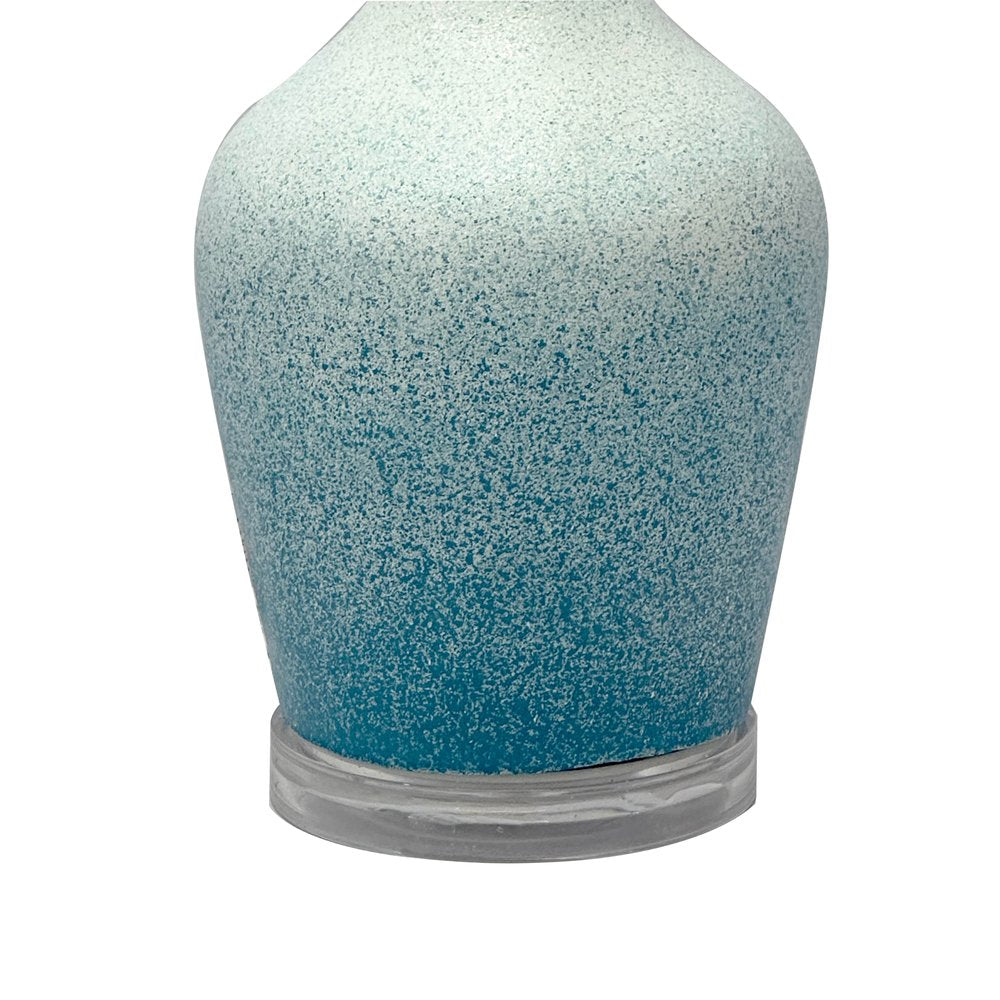 Lux Lighting - Mist - 25" Glass Table Lamp - Blue Finish (Set of 2) - LUX-122-BLUE view 2