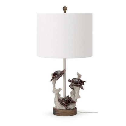 Lux Lighting - Turtles 27in  Coral Polyresin, (Set of 2) - LUX-2030-NAT veiw 3