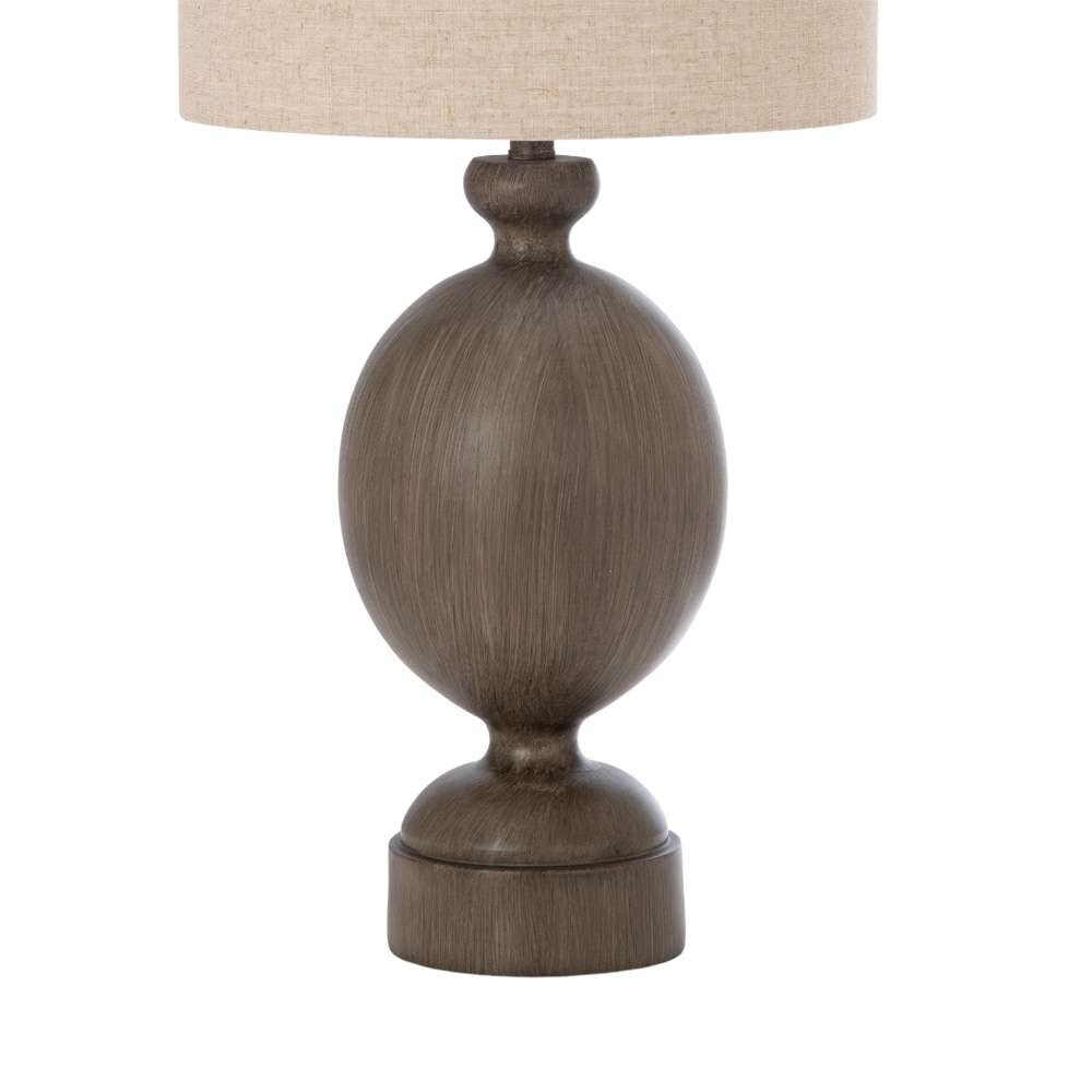 Lux Lighting - Wren 30in Distressed Brown Poly Table Lamp, (Set of 2) - LUX-1202-BROWN veiw 5