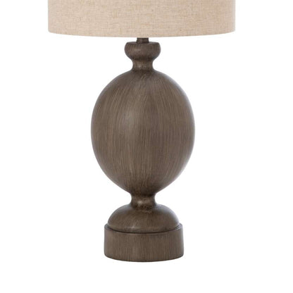 Lux Lighting - Wren 30in Distressed Brown Poly Table Lamp, (Set of 2) - LUX-1202-BROWN veiw 5