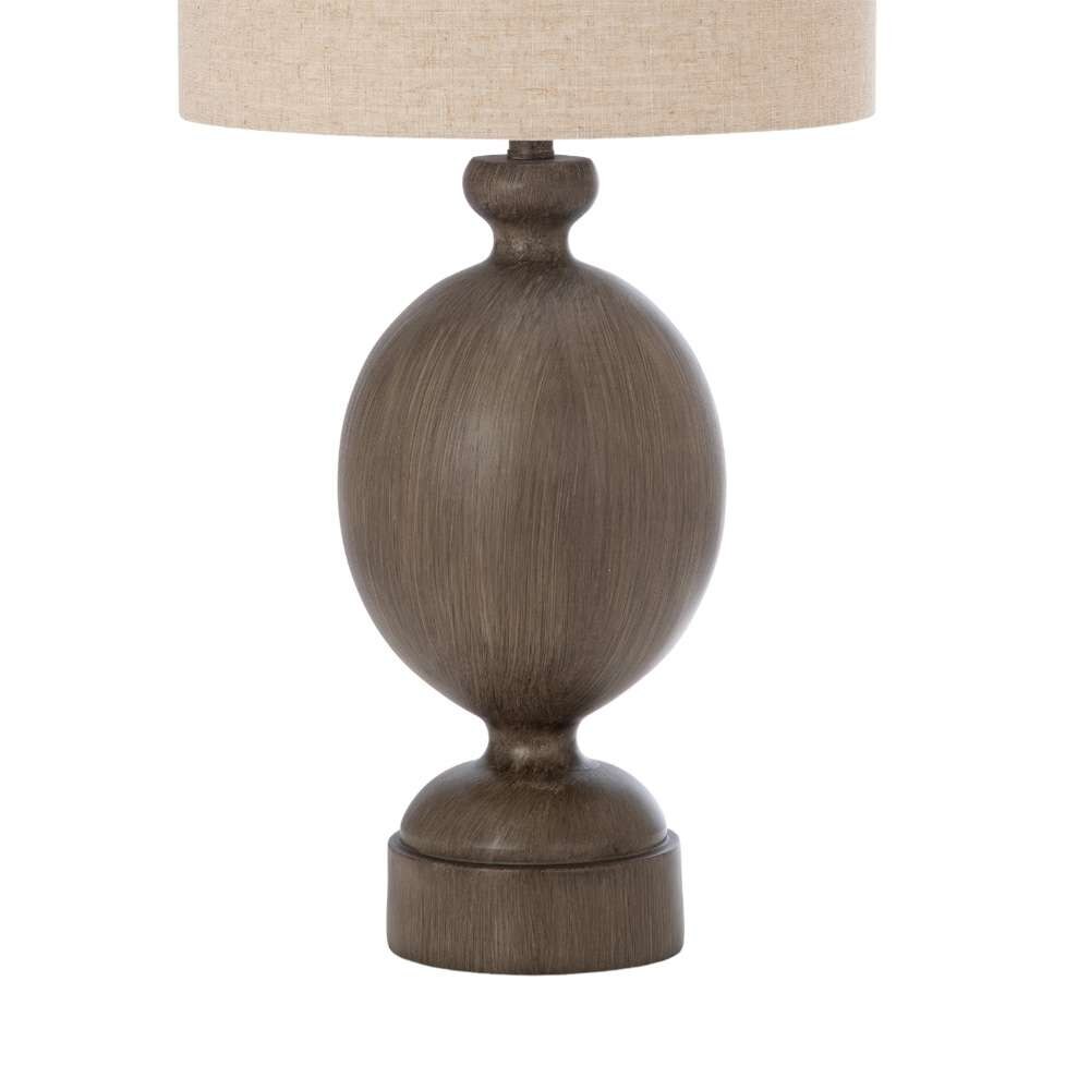 Lux Lighting - Wren 30in Distressed Brown Poly Table Lamp, (Set of 2) - LUX-1202-BROWN veiw 6