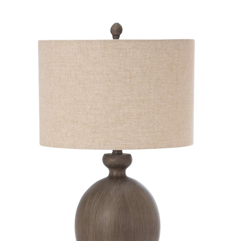 Lux Lighting - Wren 30in Distressed Brown Poly Table Lamp, (Set of 2) - LUX-1202-BROWN veiw 7