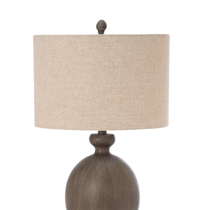 Lux Lighting - Wren 30in Distressed Brown Poly Table Lamp, (Set of 2) - LUX-1202-BROWN veiw 7