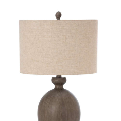 Lux Lighting - Wren 30in Distressed Brown Poly Table Lamp, (Set of 2) - LUX-1202-BROWN veiw 8