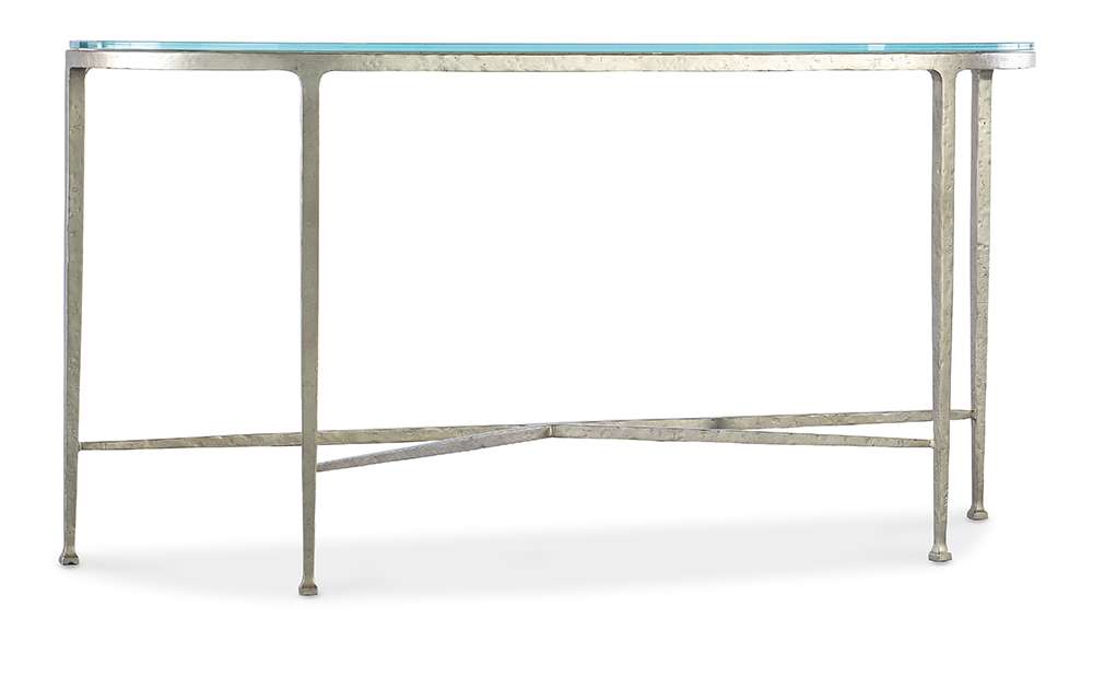 M Furnishings - Cora Glass Top Console Table - M14-80151-95 veiw 1
