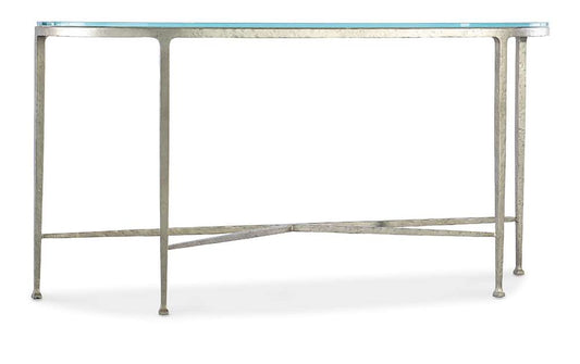 M Furnishings - Cora Glass Top Console Table - M14-80151-95 veiw 1