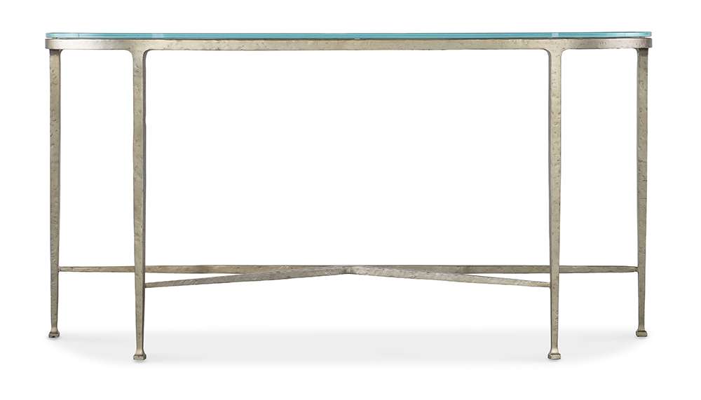 M Furnishings - Cora Glass Top Console Table - M14-80151-95 veiw 2