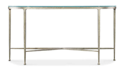 M Furnishings - Cora Glass Top Console Table - M14-80151-95 veiw 2