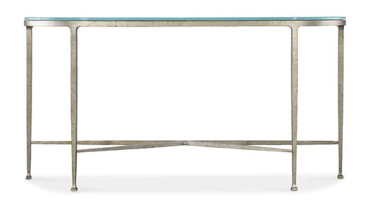M Furnishings - Cora Glass Top Console Table - M14-80151-95 veiw 2