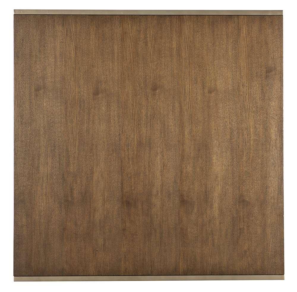 M Furnishings - Hammon Wood/Metal Square Coffee Table - M11-80110-89 veiw 3