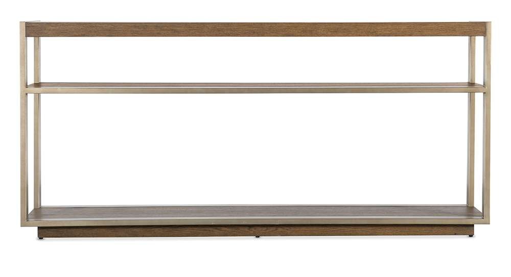 M Furnishings - Hammon Wood/Metal Square Console Table - M11-80151-89 veiw 2