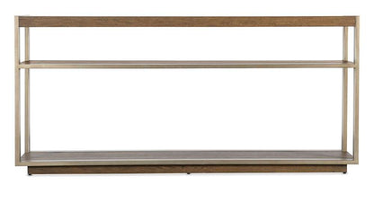 M Furnishings - Hammon Wood/Metal Square Console Table - M11-80151-89 veiw 2