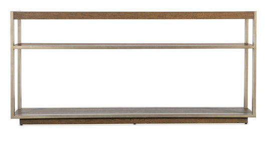 M Furnishings - Hammon Wood/Metal Square Console Table - M11-80151-89 veiw 2