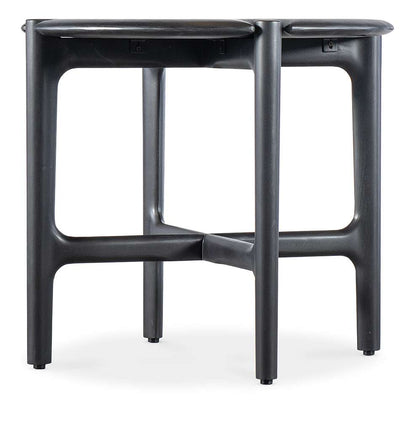 M Furnishings - Harlow Round Side Table - Black - M03-80116-99 view 1