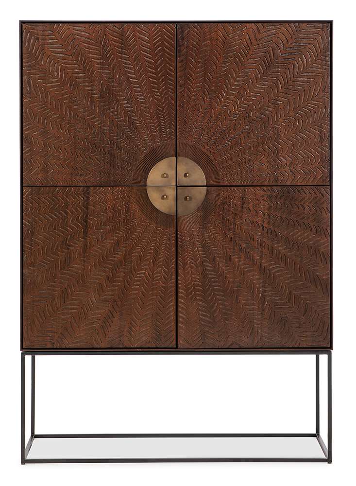 M Furnishings - Vinca Carved Cabinet - M26-50330-89 veiw 3