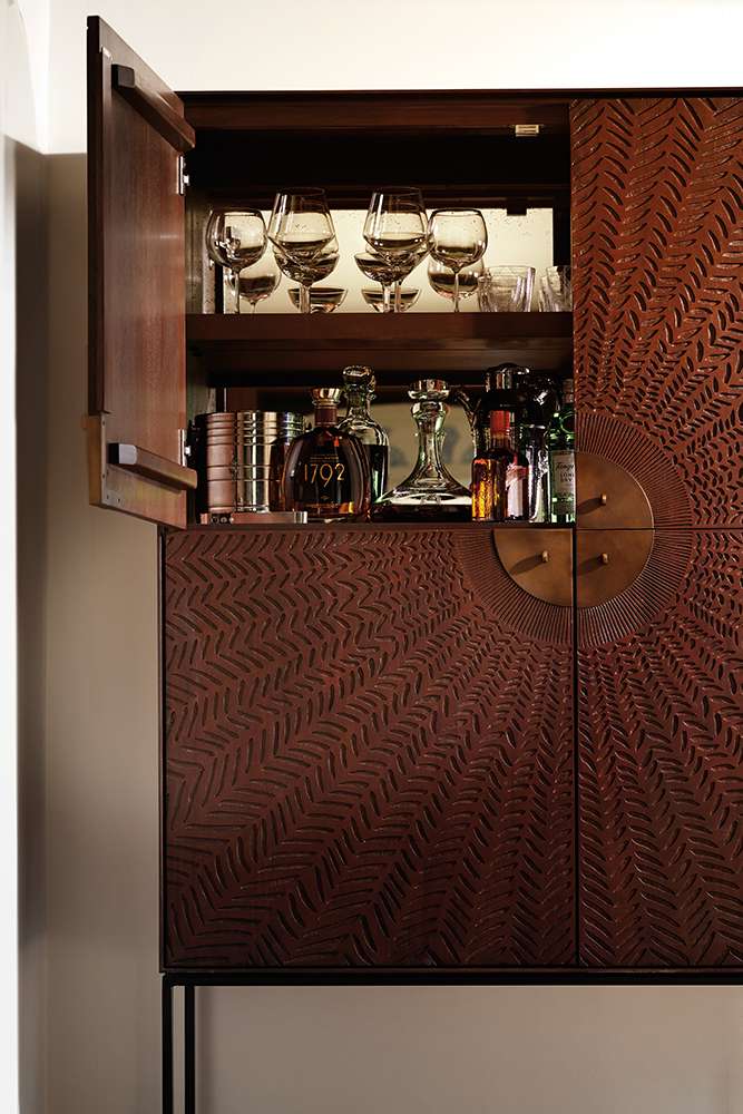 M Furnishings - Vinca Carved Cabinet - M26-50330-89 veiw 4