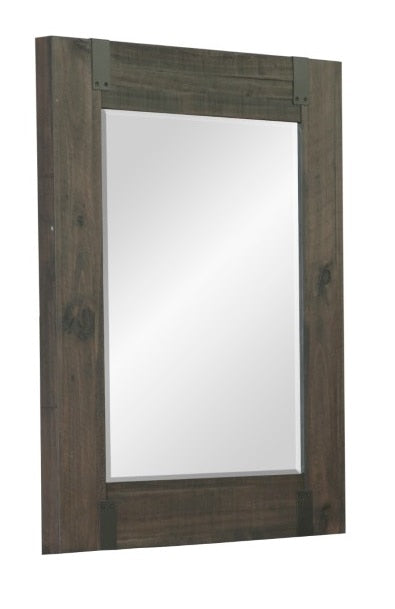 Magnussen - Abington Portrait Mirror in Weathered Charcoal - B3804-42 veiw 1