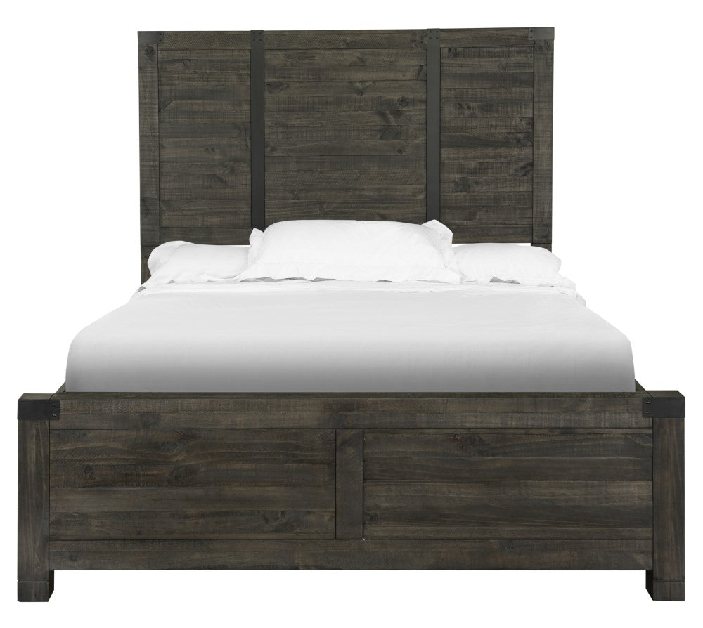 Magnussen - Abington Queen Panel Bed in Weathered Charcoal - B3804-54 veiw 1