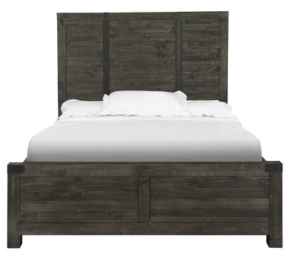 Magnussen - Abington Queen Panel Bed in Weathered Charcoal - B3804-54 veiw 1