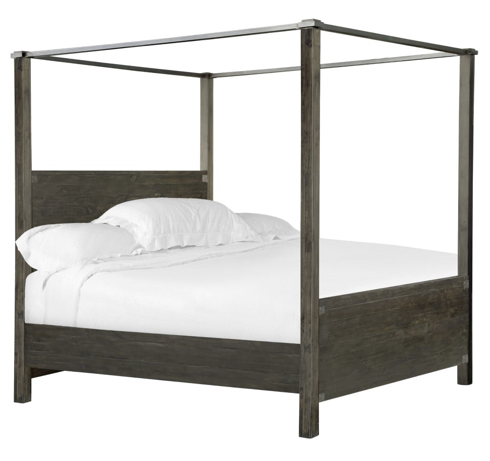 Magnussen - Abington Queen Poster Bed in Weathered Charcoal - B3804-56 veiw 1