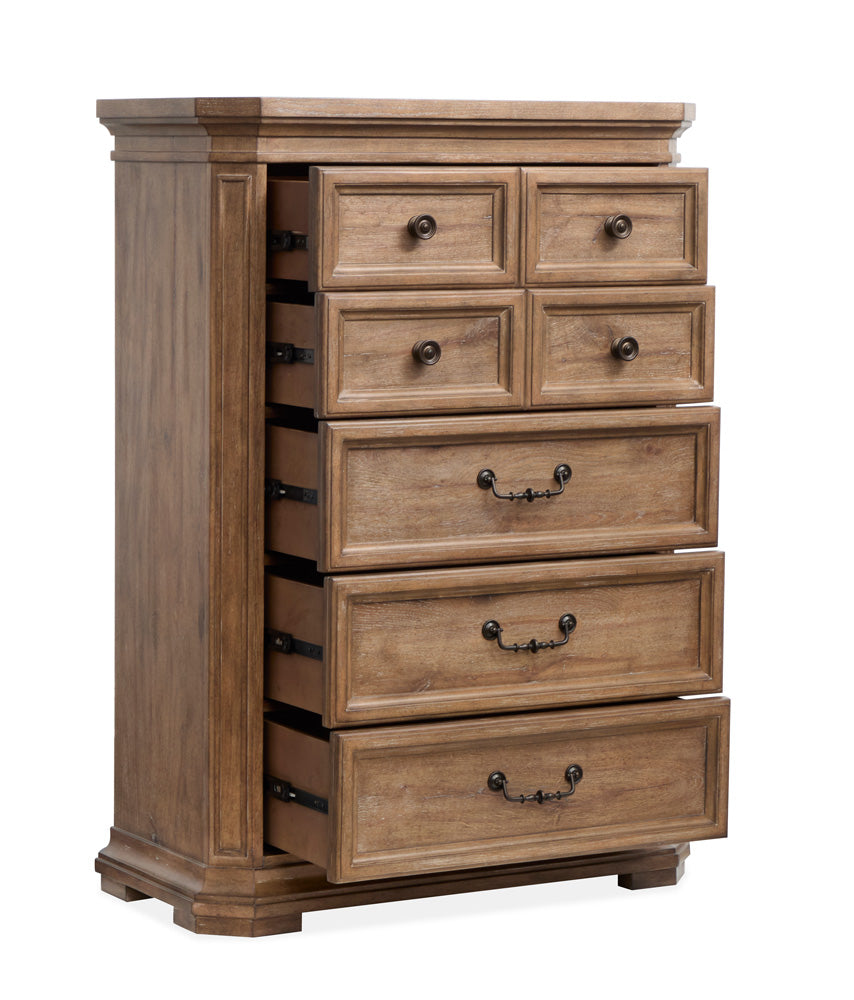 Magnussen - Adler Court Florentine Walnut Drawer Chest - B5991-10 view 4