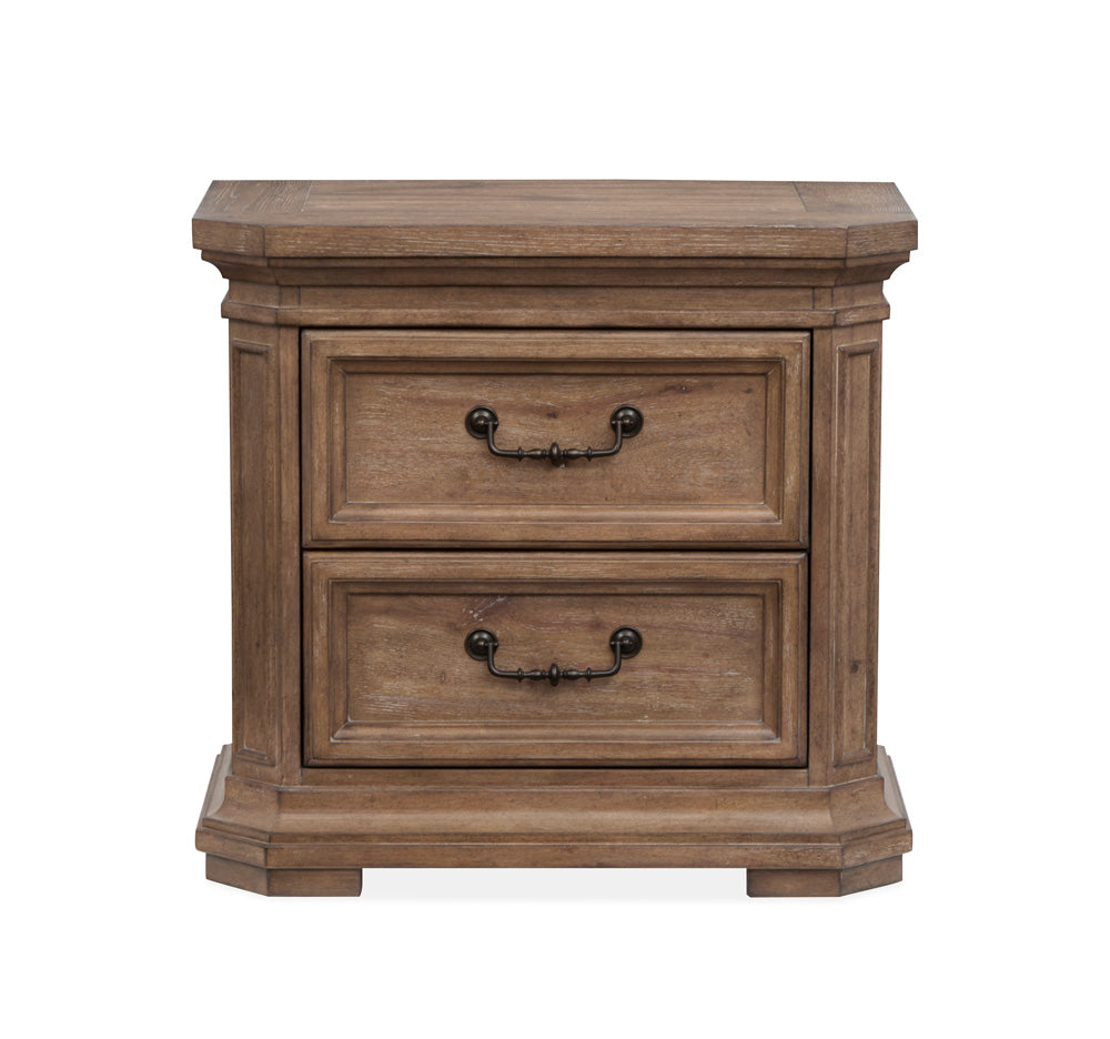 Magnussen - Adler Court Florentine Walnut Drawer Nightstand - B5991-01 view 2