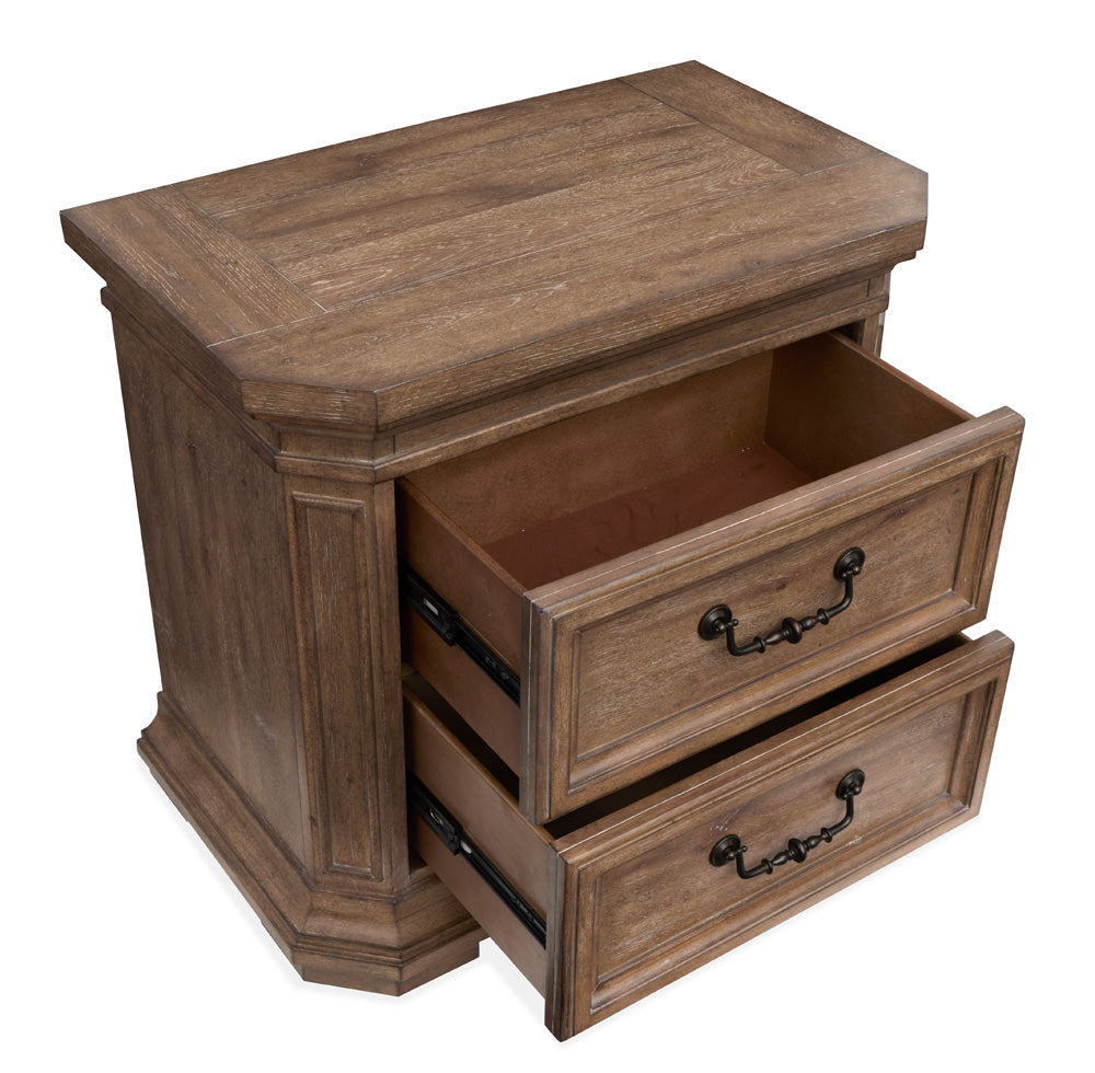 Magnussen - Adler Court Florentine Walnut Drawer Nightstand - B5991-01 view 5