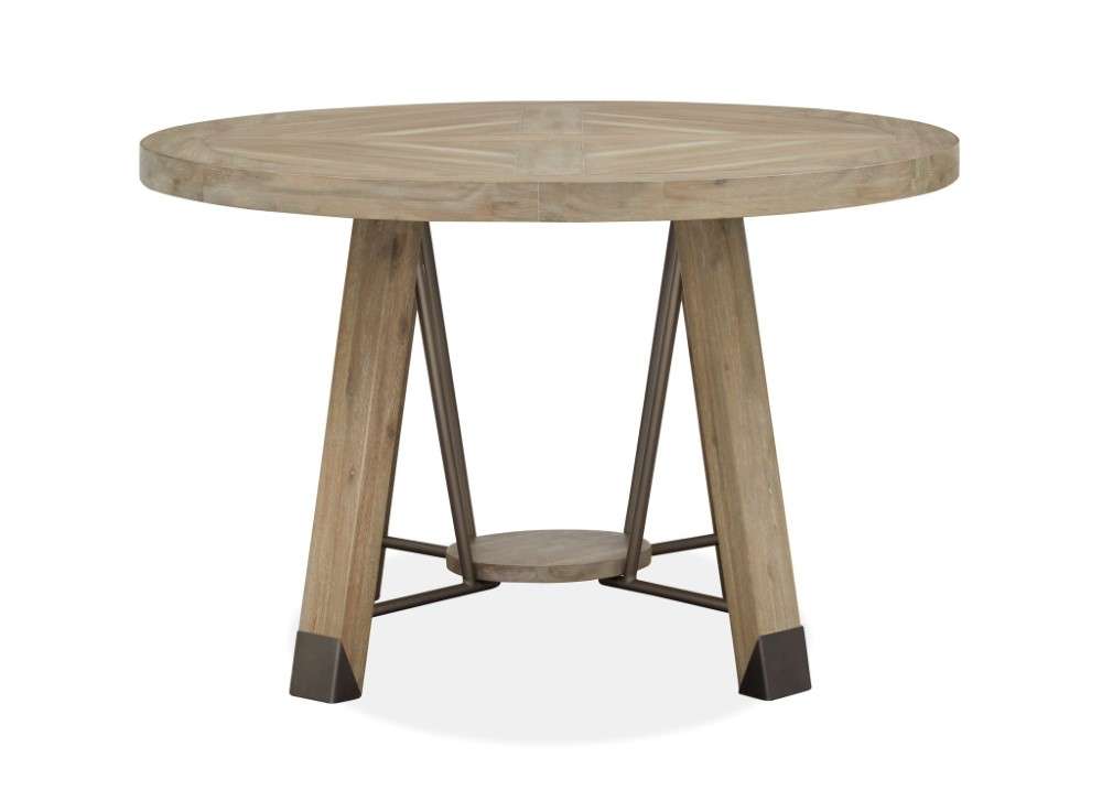 Magnussen - Ainsley 48in Round Dining Table in Cerused Khaki - D5333-22 veiw 2