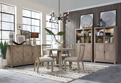 Magnussen - Ainsley 48in Round Dining Table in Cerused Khaki - D5333-22 veiw 4