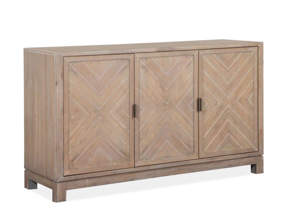 Magnussen - Ainsley Buffet in Cerused Khaki - D5333-14 veiw 1