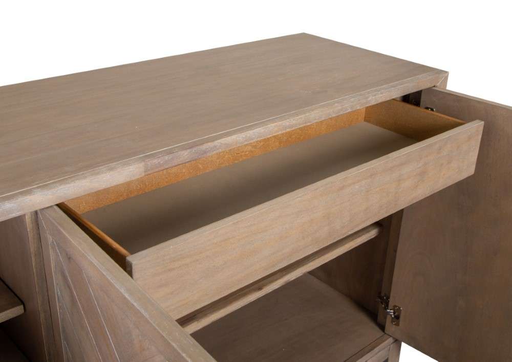 Magnussen - Ainsley Buffet in Cerused Khaki - D5333-14 veiw 3