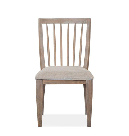Magnussen - Ainsley Dining Side Chair with Upholstered Seat in Cerused Khaki (Set of 2) - D5333-62 veiw 2