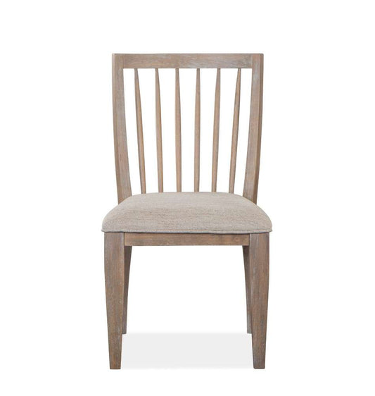 Magnussen - Ainsley Dining Side Chair with Upholstered Seat in Cerused Khaki (Set of 2) - D5333-62 veiw 2