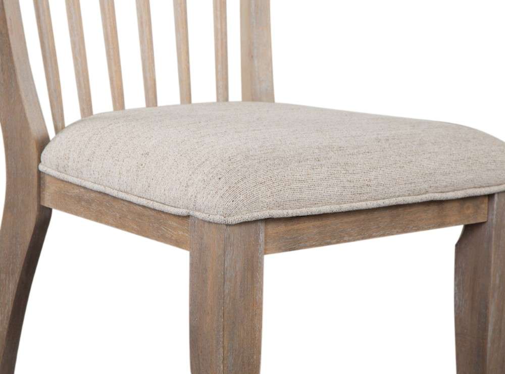 Magnussen - Ainsley Dining Side Chair with Upholstered Seat in Cerused Khaki (Set of 2) - D5333-62 veiw 4