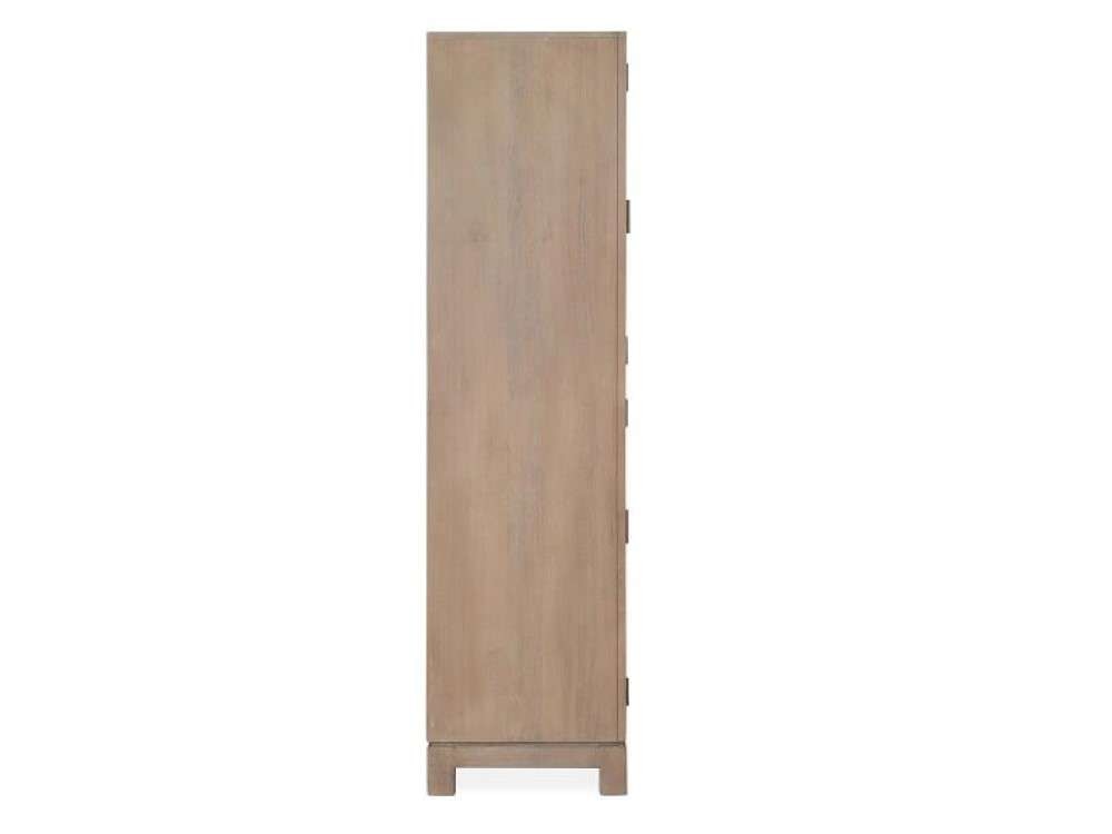 Magnussen - Ainsley Display Cabinet in Cerused Khaki - D5333-08 veiw 3