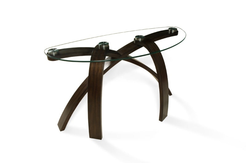 Magnussen - Allure Wood and Glass Sofa Table - T1396-75 view 1